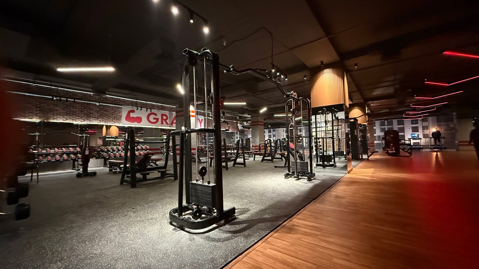Gravity Force Gym — weight lifting area