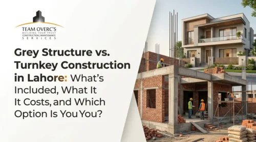 Grey Structure vs. Turnkey Construction in Lahore: What’s Included, What It Costs, and Which Option Is Right for You?