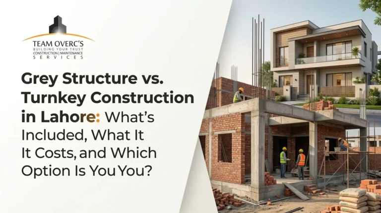 grey structure vs turnkey construction